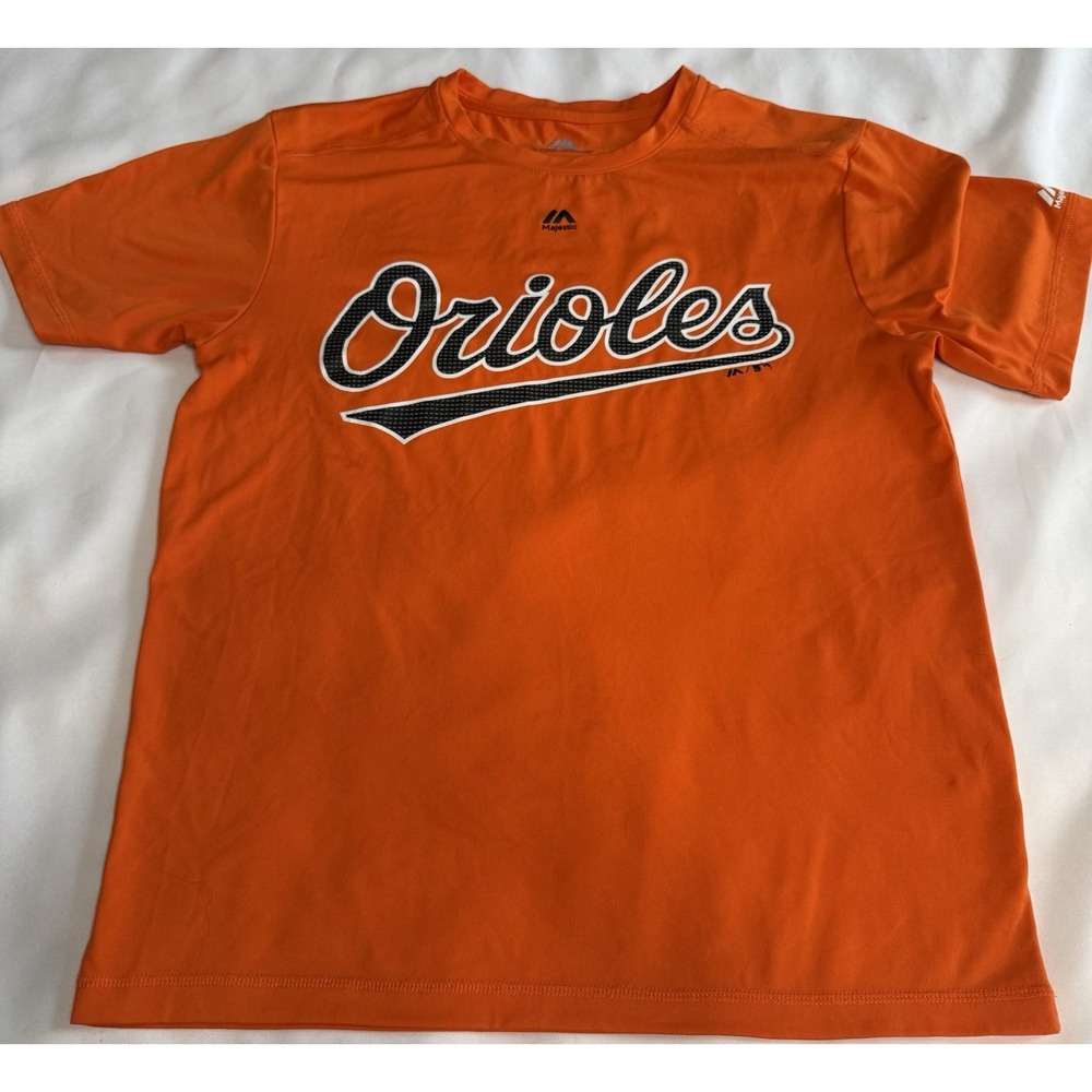 Baltimore Orioles Majestic Cool Base Orange shirt Men size M